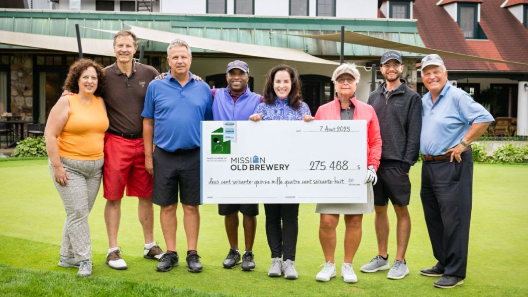 Un tournoi de golf amasse 275 000$ au profit de la Mission Old Brewery