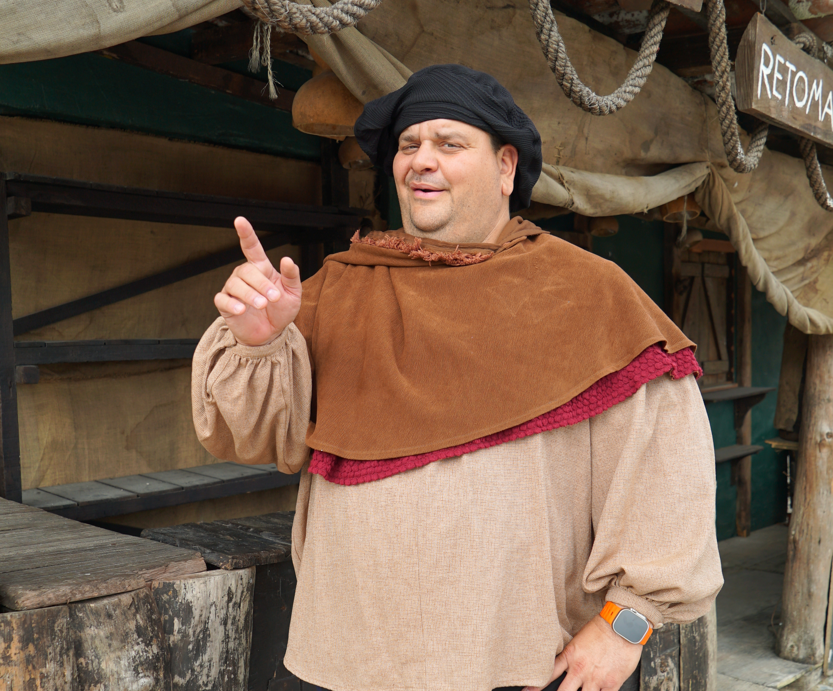 Philippe Laprise dans une scène tirée du film Philippe Laprise au Portugal