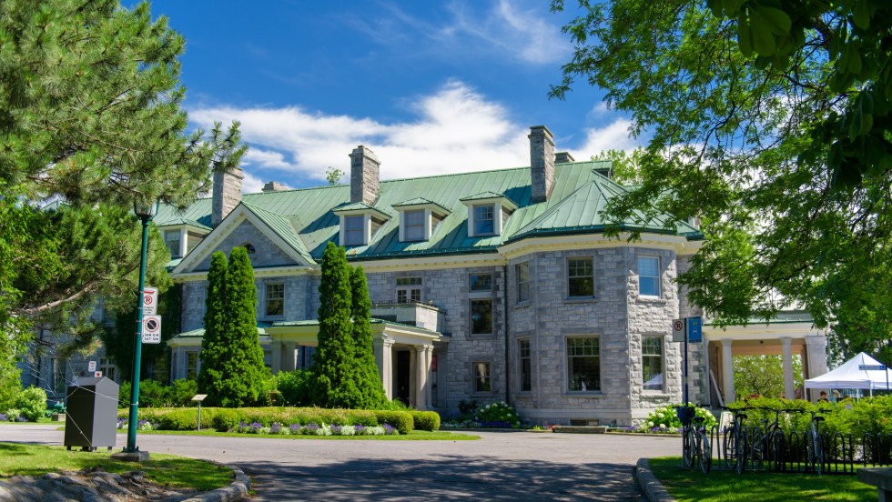L'édifice de la Gallerie Stewart Hall, à Pointe-Claire.