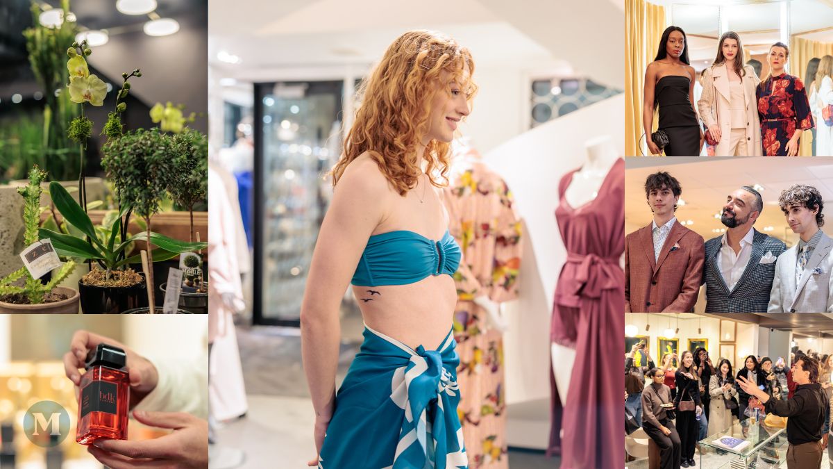 Montage affichant les produits de diverses boutiques de mode et de décoration.