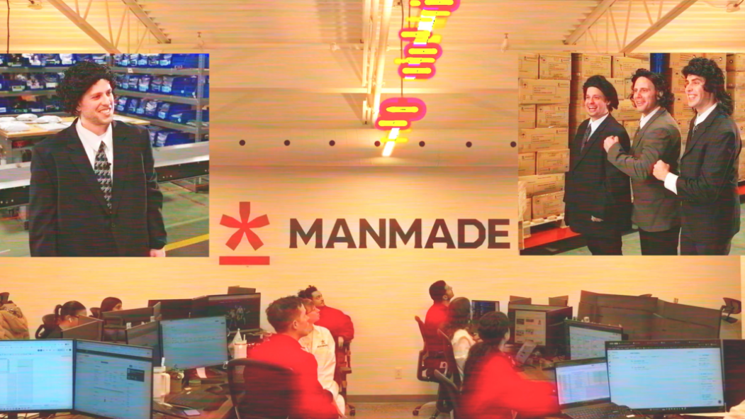 Capture d'écran d'une publicité de MANMADE diffusée au Super Bowl.