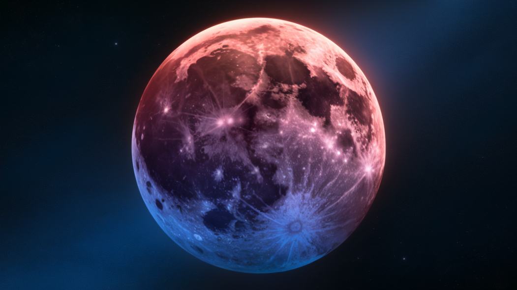 Une éclipse lunaire.