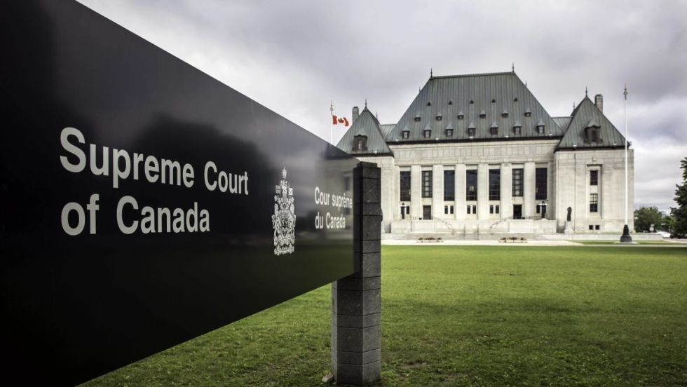 Immeuble de la Cour suprême du Canada.