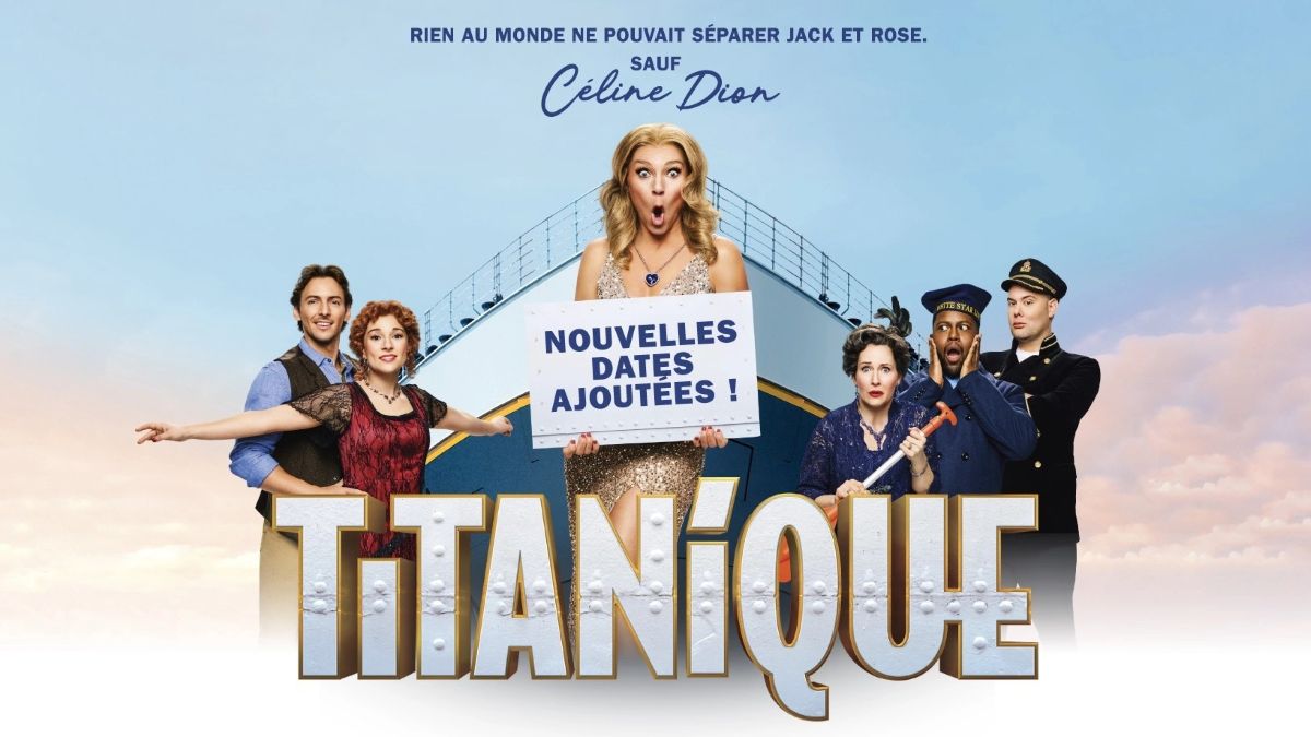 Affiche de la parodie musicale Titanique.