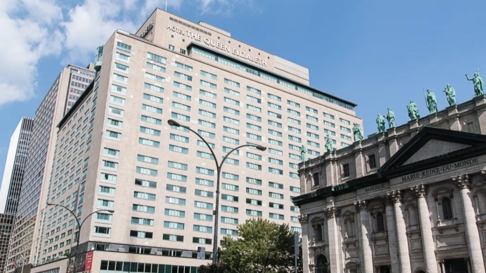 Extérieur de l'hôtel Fairmont Reine Elizabeth