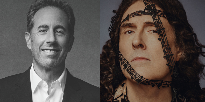 Photos de profil de Jerry Seinfeld et Weird Al Yankovic.