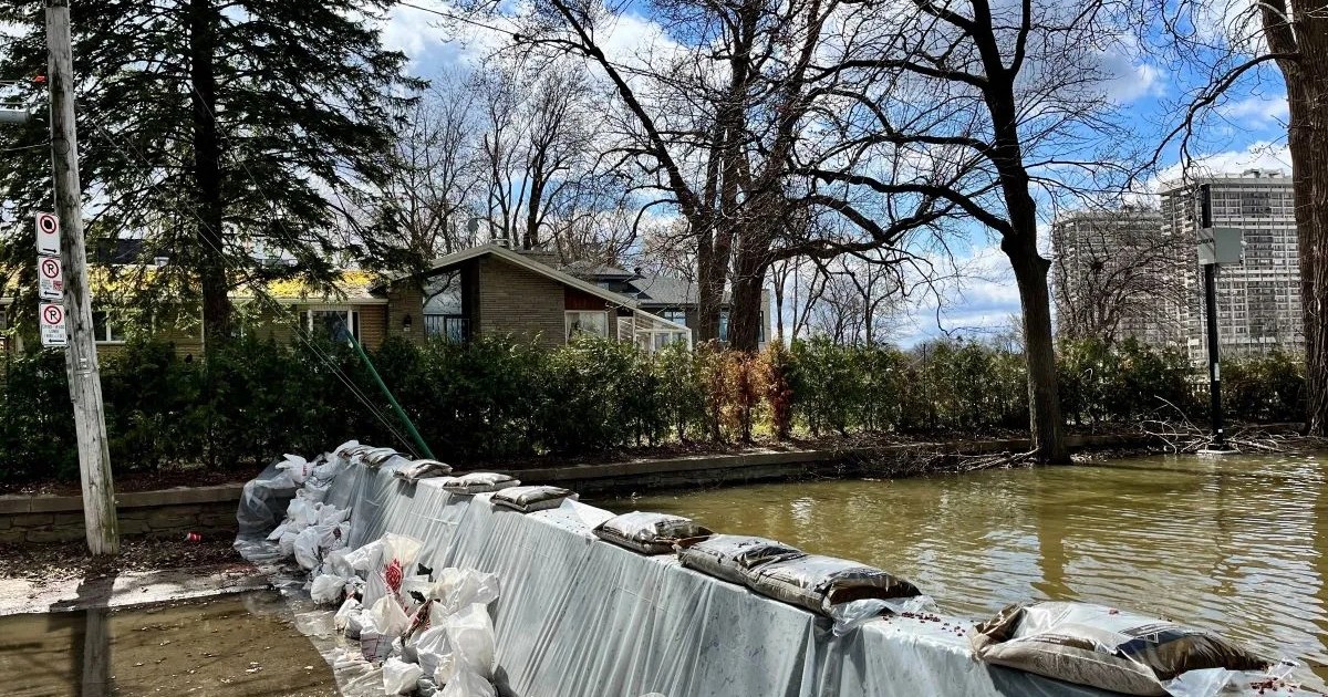Montréal se prépare aux inondations à cause de la pluie
