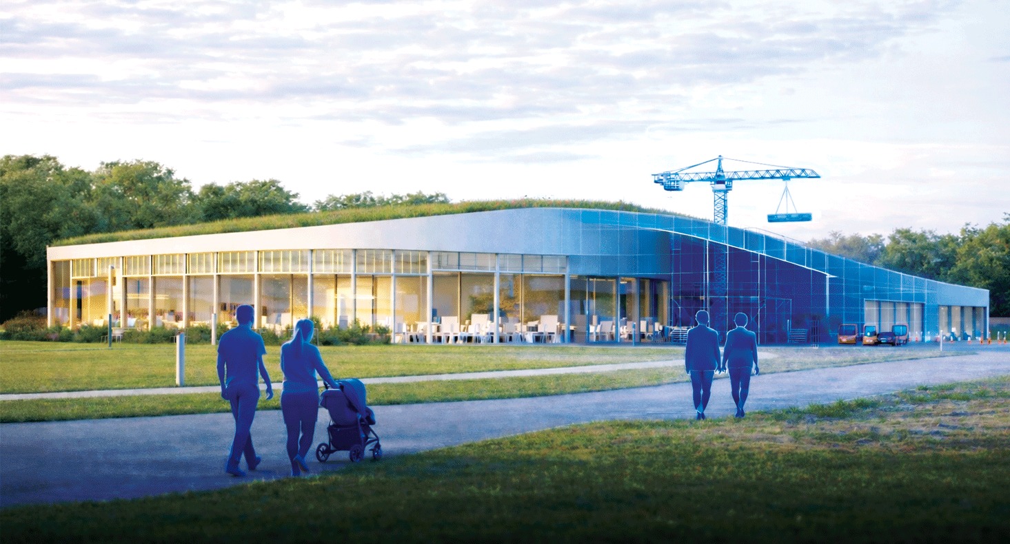 Maquette du futur Centre culturel de Beaconsfield.