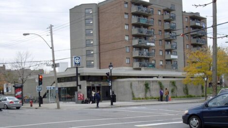 La station de métro Charlevoix.