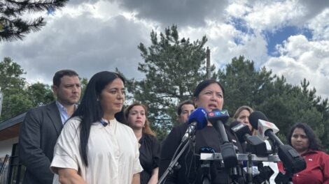 Stéphanie Valenzuela, Soraya Martinez Ferrada et les élus de Côte-des-Neiges-Notre-Dame-de-Grâce au lendemain de la fusillade du 22 juin 2026.