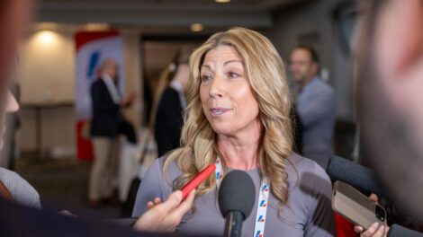 Jennifer Maccarone, députée de Westmount-Saint-Louis et porte-parole de l'opposition officielle en matière de sécurité publique