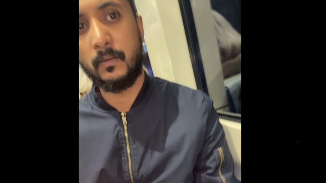 Image tirée d'un téléphone d'un homme suspecté d'avoir commis des attouchements dans des stations de métro et une ligne d'autobus de la STM.