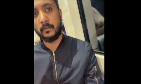 Image tirée d'un téléphone d'un homme suspecté d'avoir commis des attouchements dans des stations de métro et une ligne d'autobus de la STM.