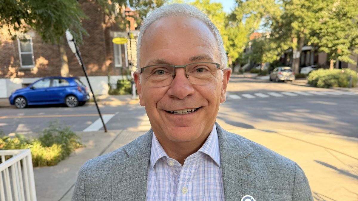 Stéphane Paquet, candidat du Parti québécois dans Pointe-aux-Trembles