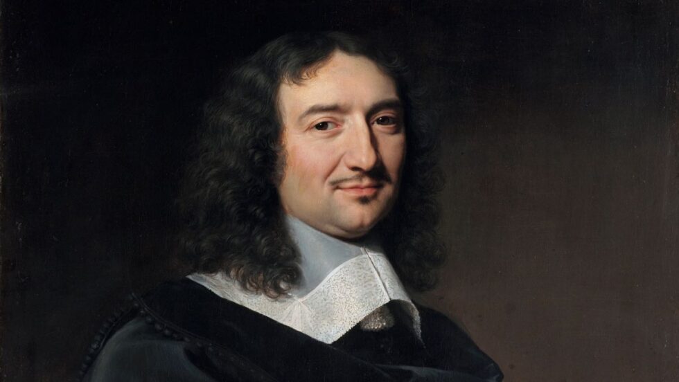 Photo d'une peinture montrant le portrait de Jean-Baptiste Colbert, ministre français sous Louis XIV.
