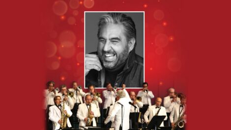 Affiche promotionnelle du spectacle Marc Hervieux - Noël Big Band.
