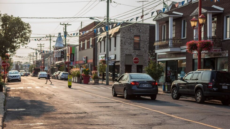 La rue Notre-Dame, à Lachine.