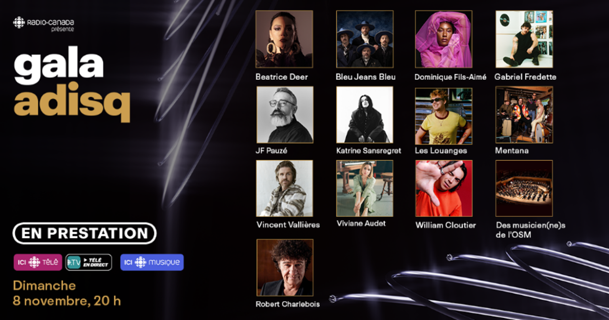 Gala de l’Adisq 2026 : les prestations dévoilées