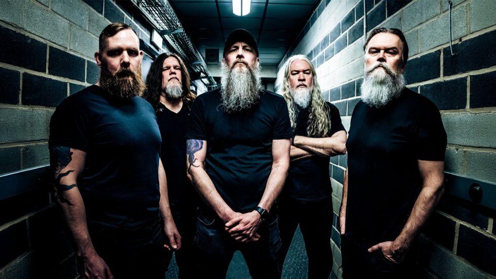 Les membres du groupe Meshuggah.